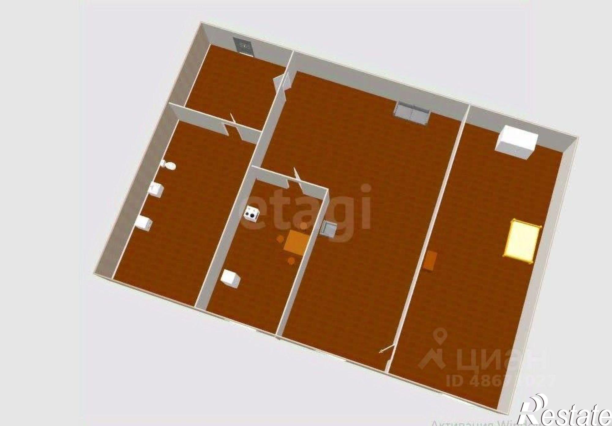 Купить квартиру за 2 400 000 рублей на ул Речная, 1