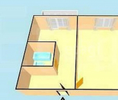 1-комн, 31кв м, этаж 3/5 Ангарский переулок, 4