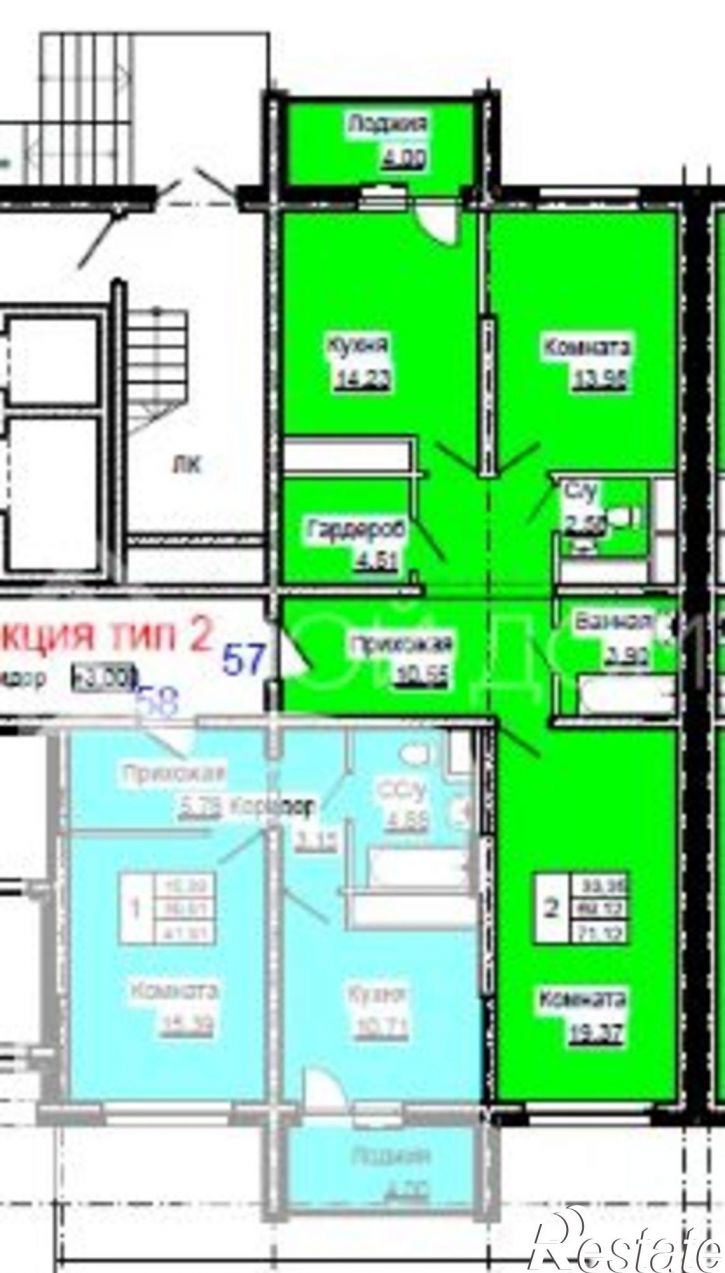 2-комн квартира Южно-Сахалинск, ул. Загородная, 2